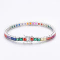 JOYARCOIRIS | PULSERA TENNIS DE ZIRCONIA DE COLORES
