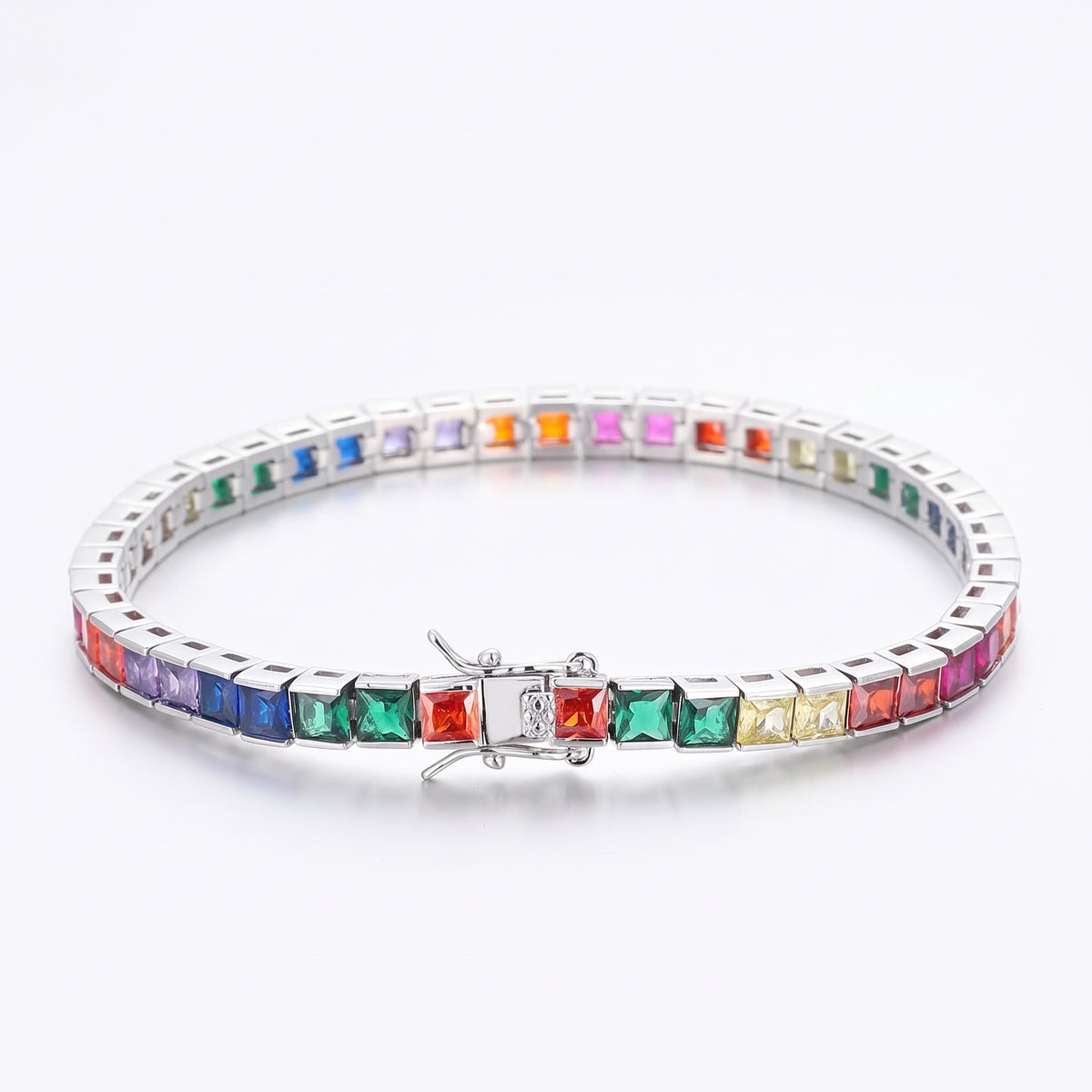 JOYARCOIRIS | PULSERA TENNIS DE ZIRCONIA DE COLORES