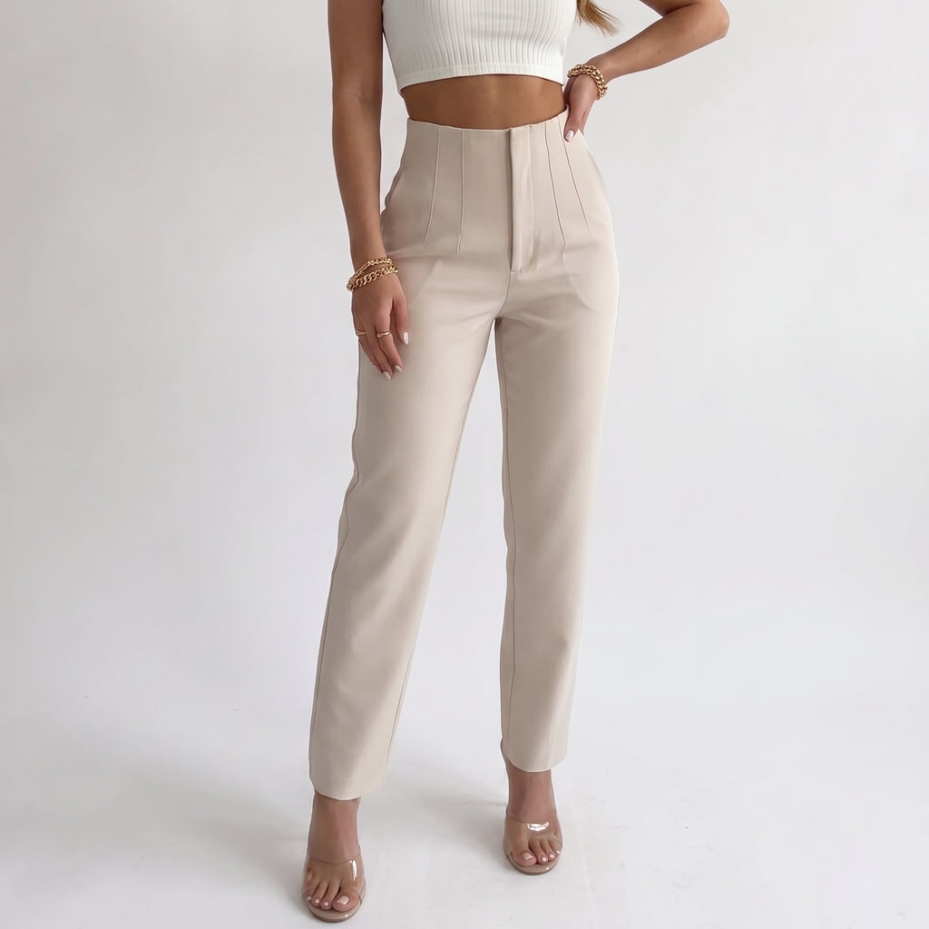 DORINE | PANTALONES DE TIRO ALTO