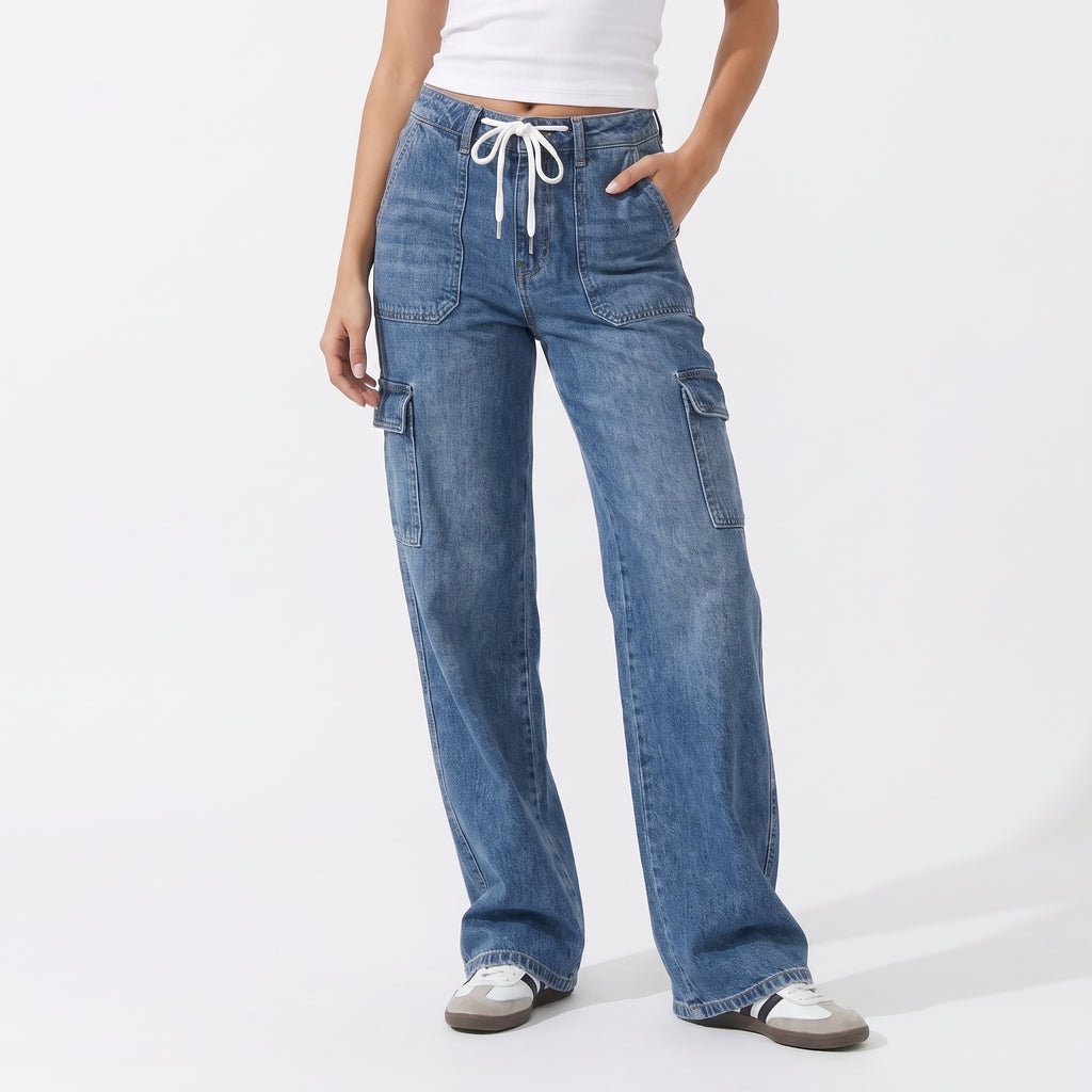 CARGOLINE | JEAN CARGO DE PIERNA ANCHA