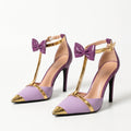 COQUETTINE | TACON STILETTO CON LAZO