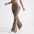 FLEXIRAYE | PANTALON ACAMPANADO DE YOGA A RAYAS