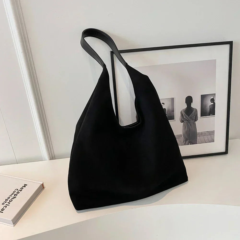 Bolso tote de ante