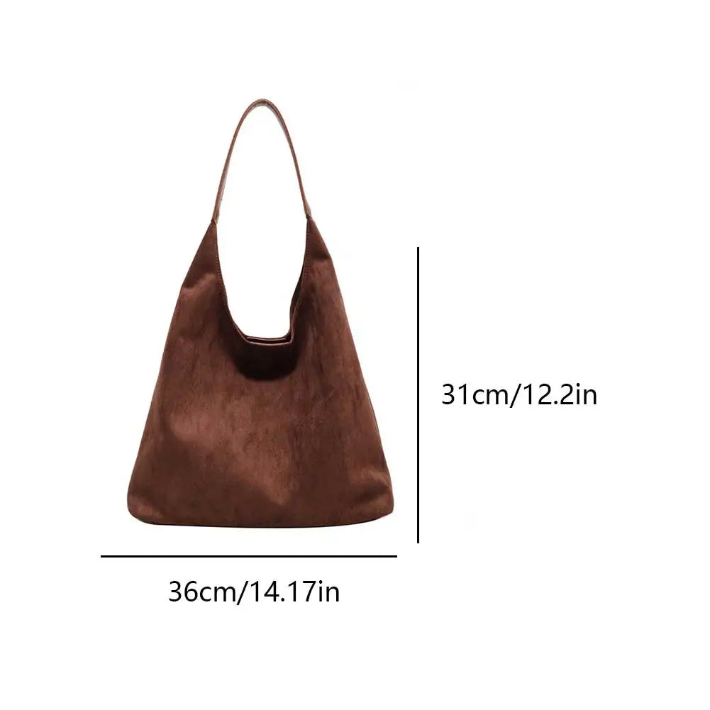 Bolso tote de ante