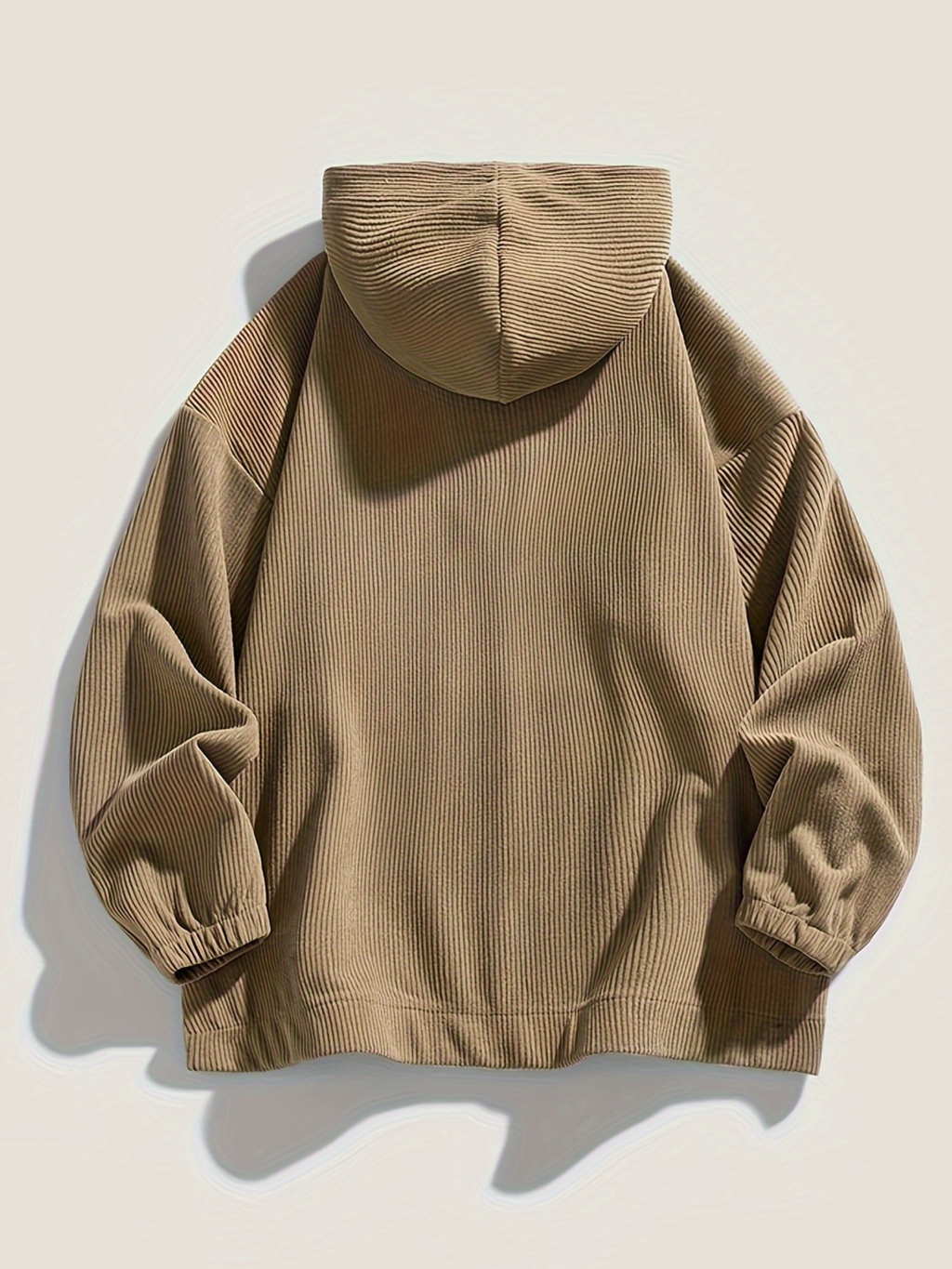 VELOURSCOTE | SUDADERA DE PANA CON MEDIA CREMALLERA