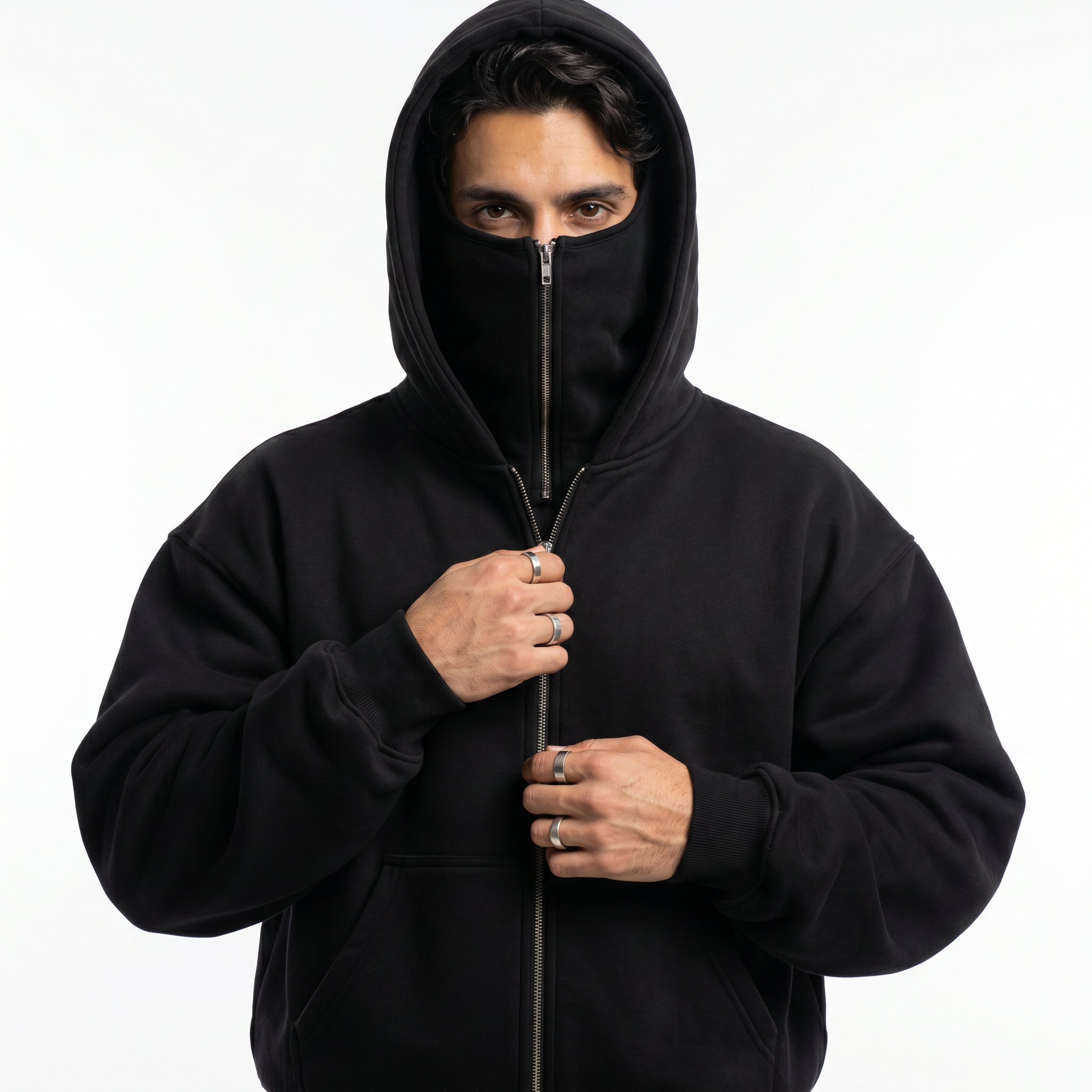 Oxford Ninja | Sudadera con Capucha de Doble Capa