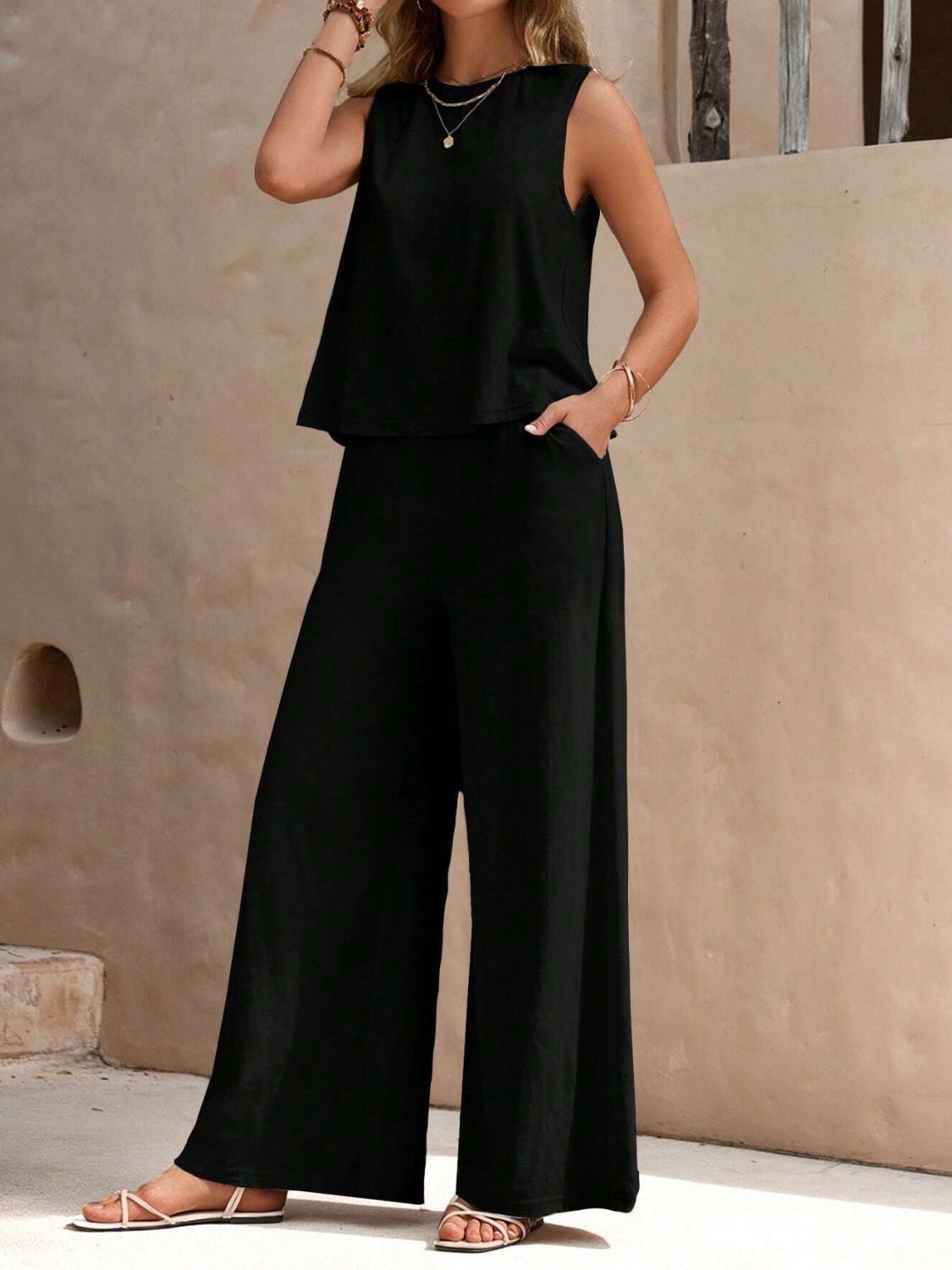 Cómodo conjunto de dos piezas