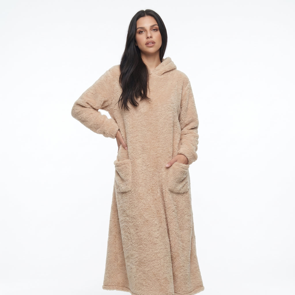 CAPUCHINE | VESTIDO LOUNGE CON CAPUCHA