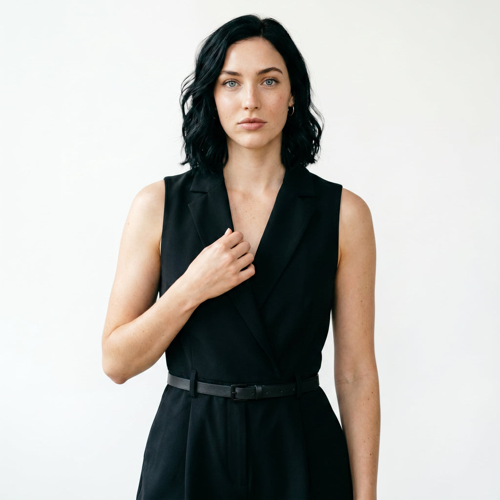 Jumpsuit sin mangas elegante