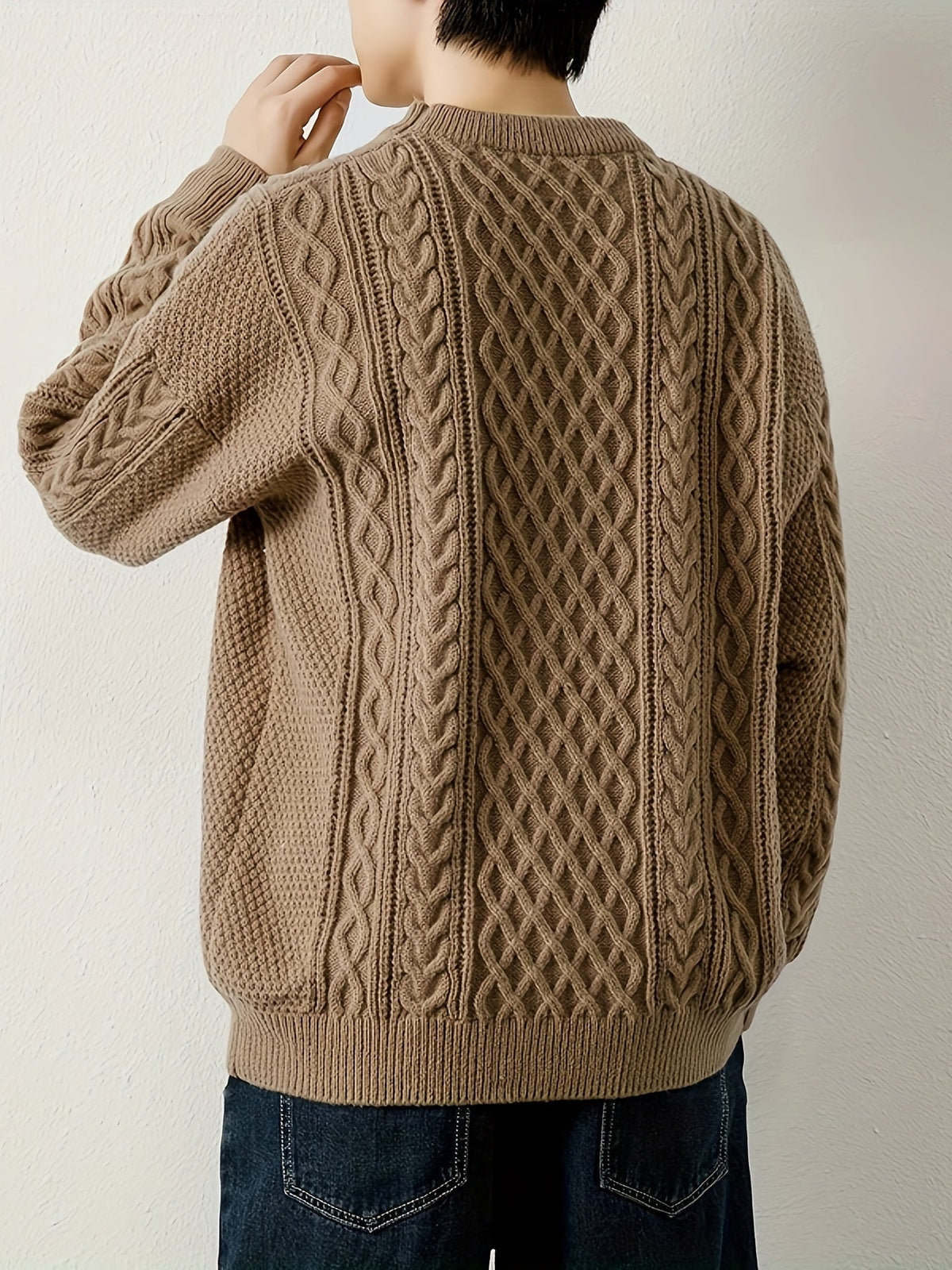 AUBEPINE | JERSEY DE PUNTO TRENZADO