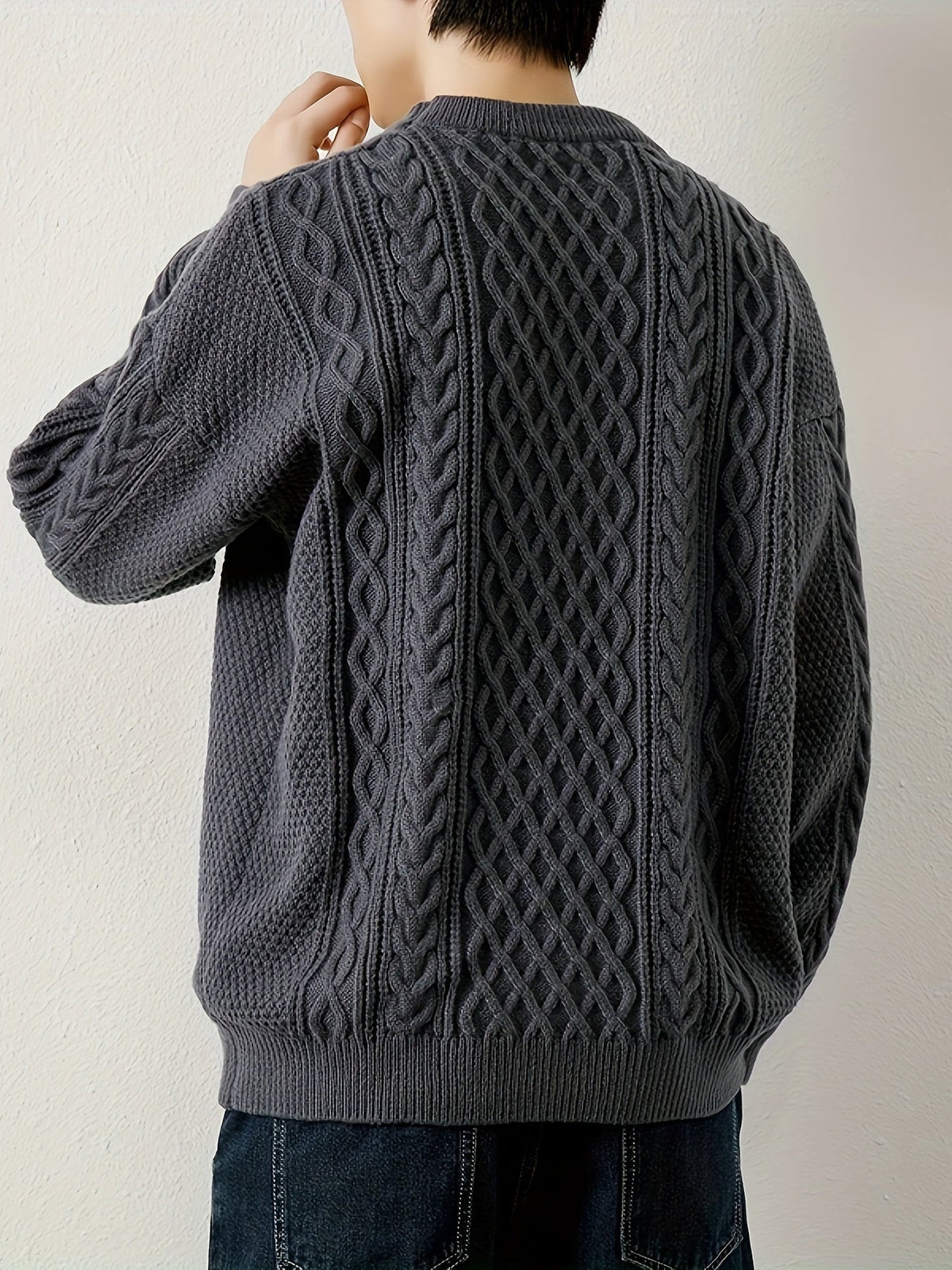 AUBEPINE | JERSEY DE PUNTO TRENZADO