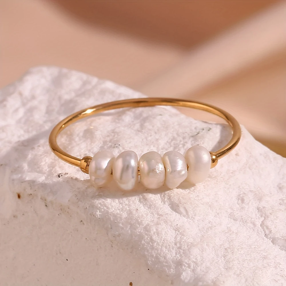 MARGUERITELLE | COLLAR Y ANILLO DE PERLAS