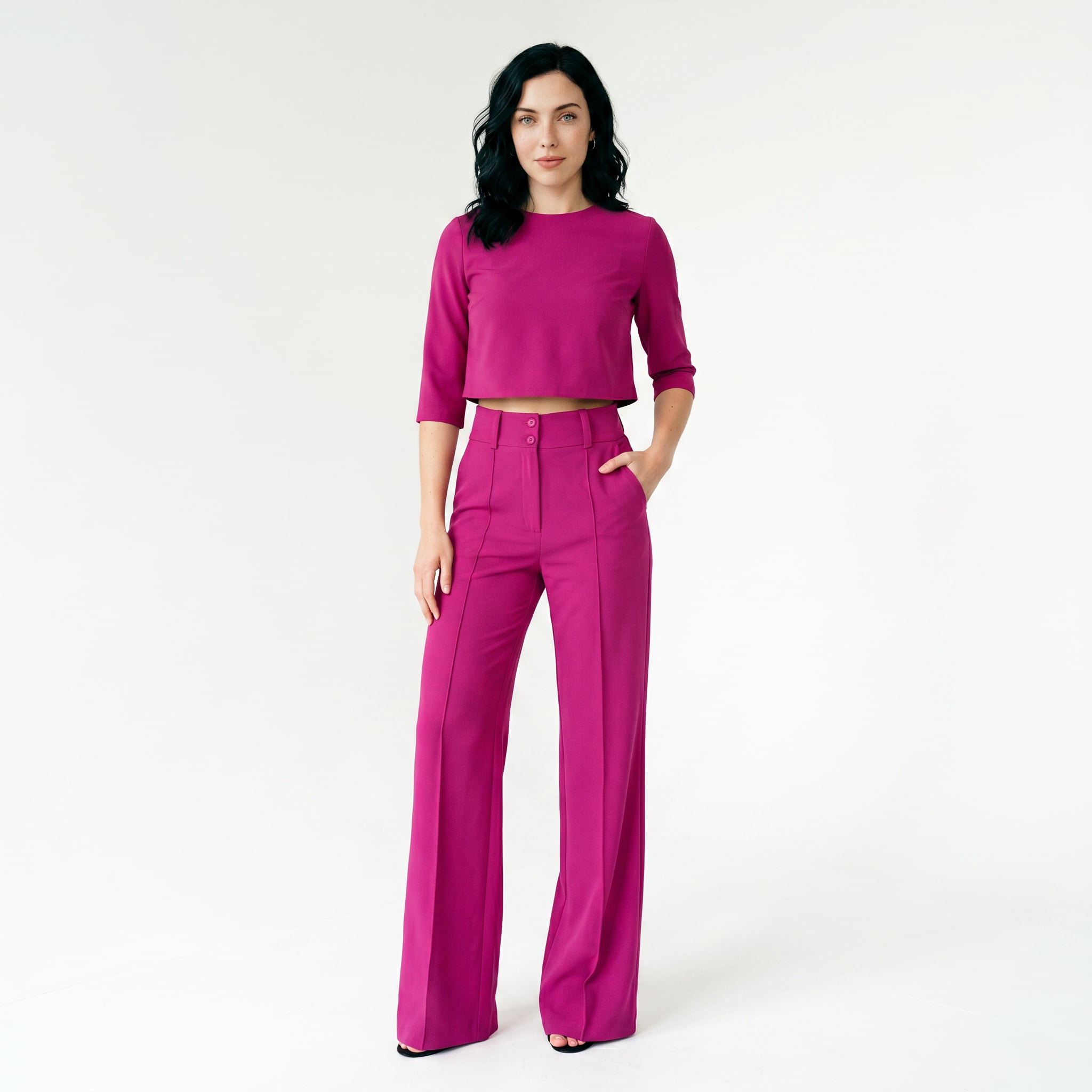 Conjunto de dos piezas elegante y desenfadado
