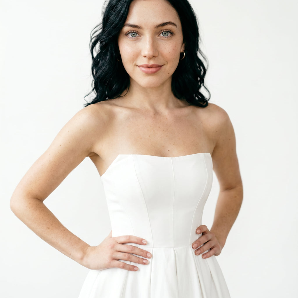 Vestido corto elegante