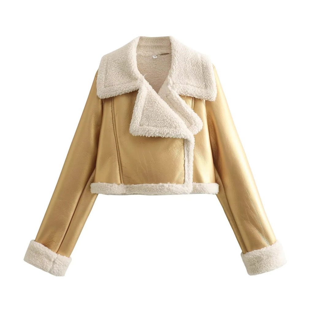 Chaqueta teddy de peluche chic