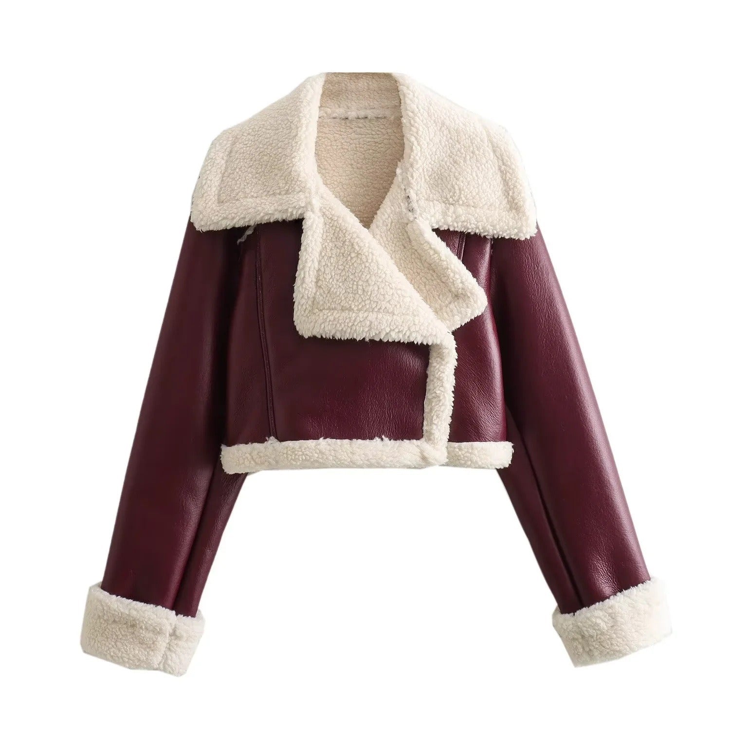 Chaqueta teddy de peluche chic