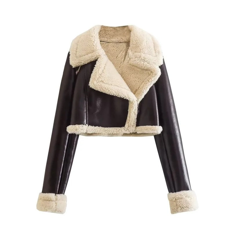 Chaqueta teddy de peluche chic