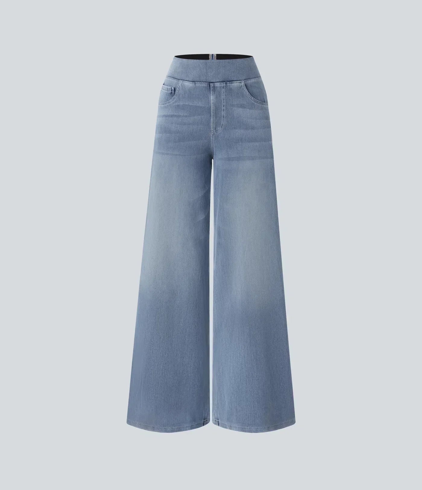 Pantalones cómodos, de cintura alta y elásticos