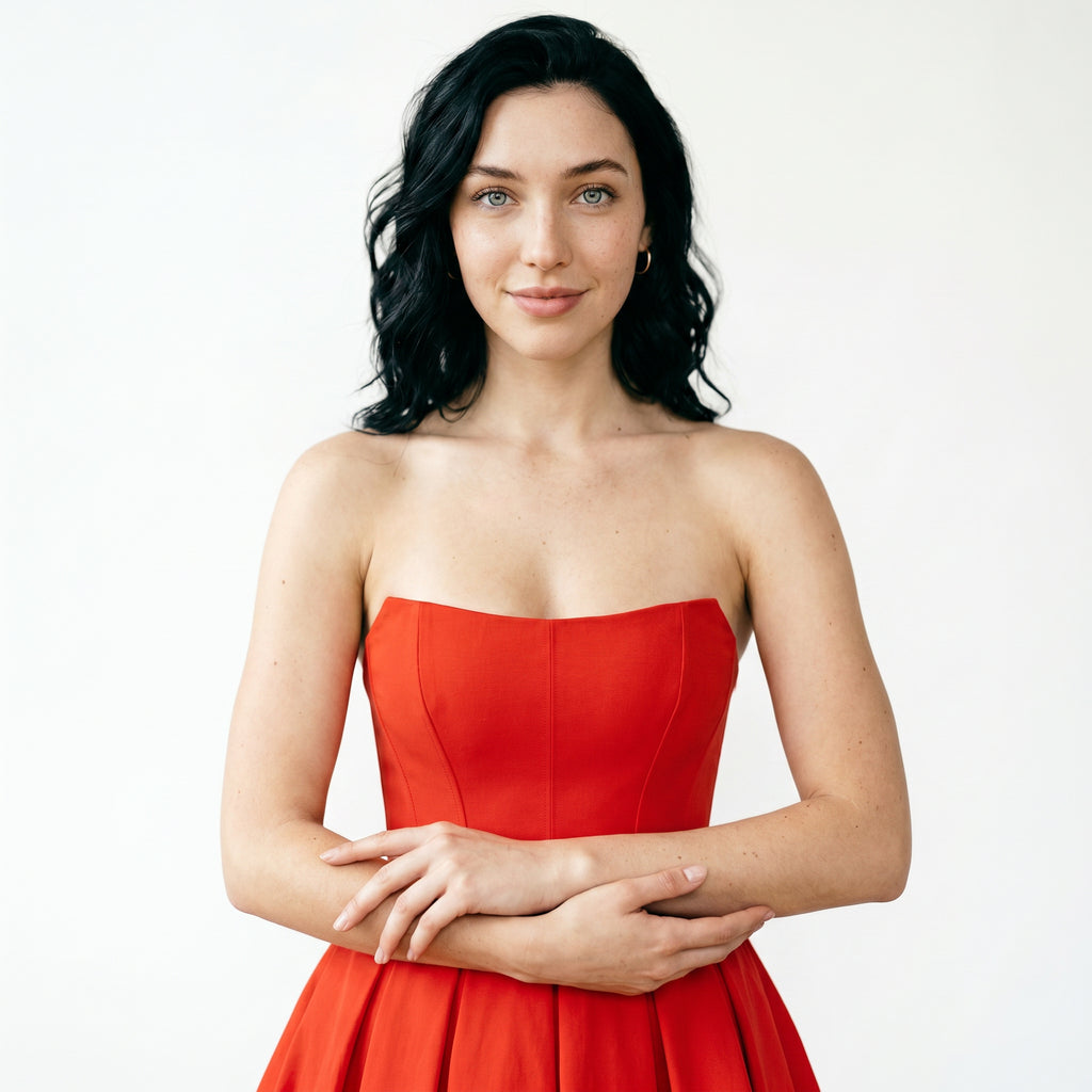 Vestido corto elegante