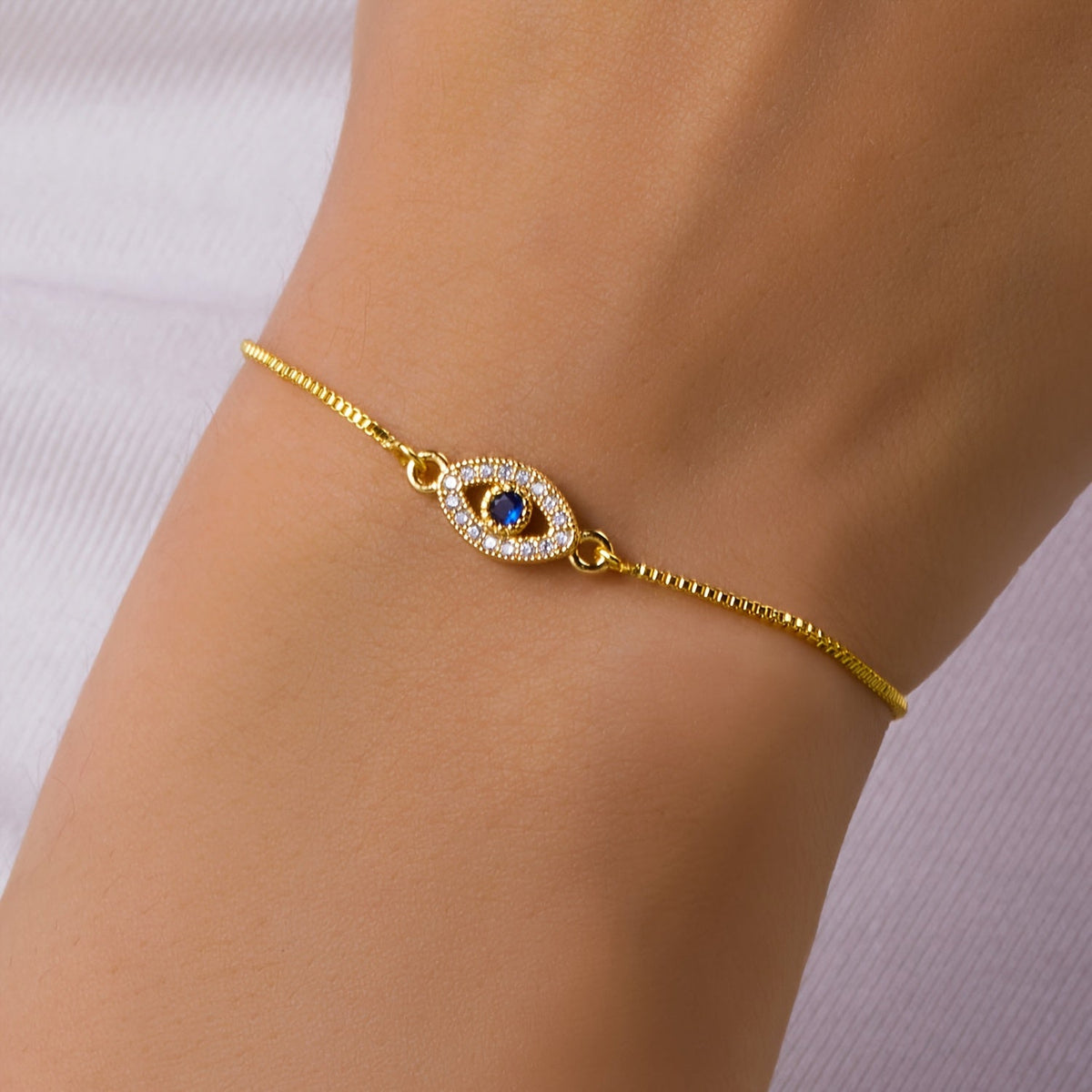 ETHEREENNE | PULSERA DE ZIRCON OJO ETEREO