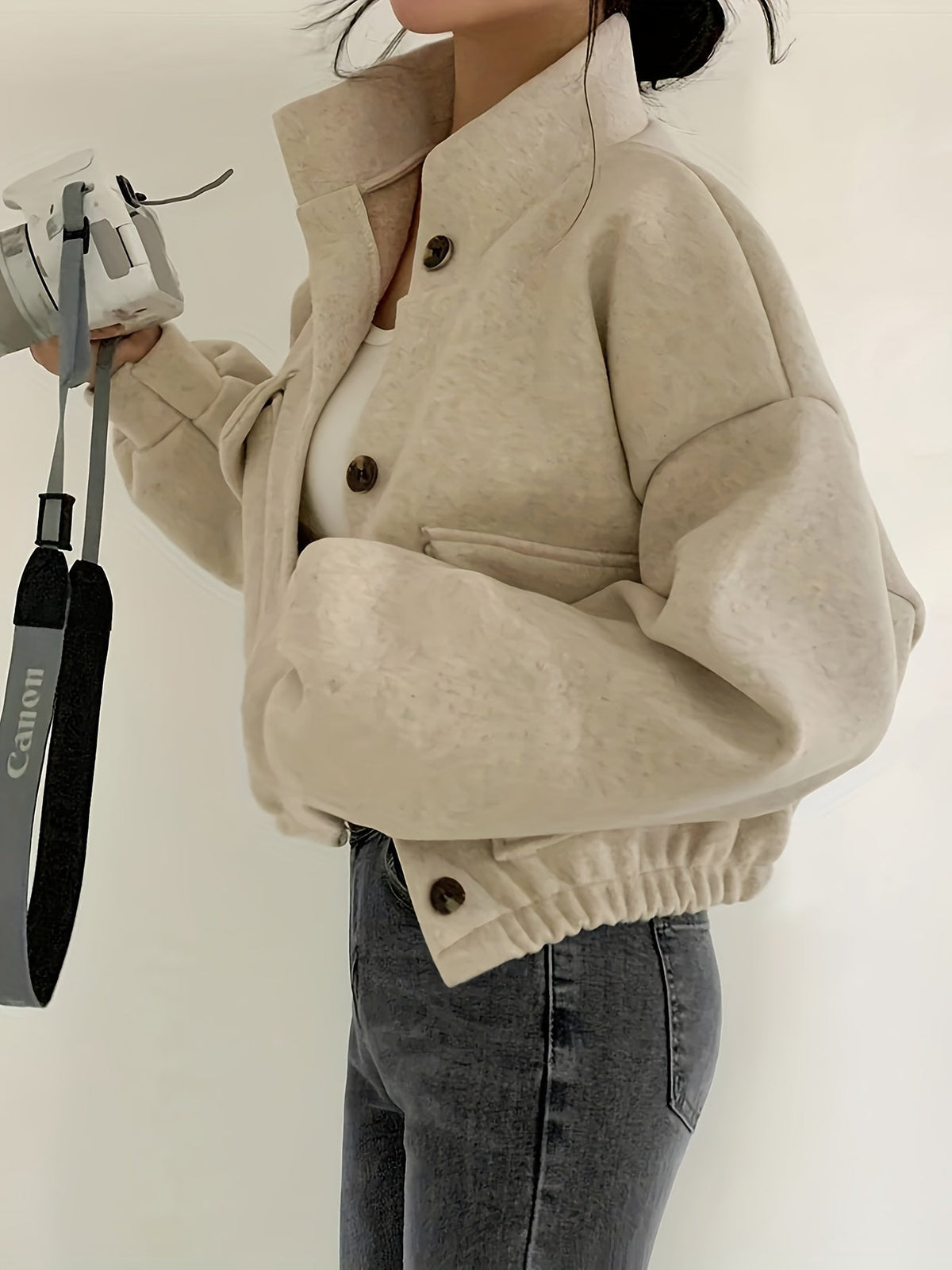 ATELIERINE | CHAQUETA UTILITY CROPPED