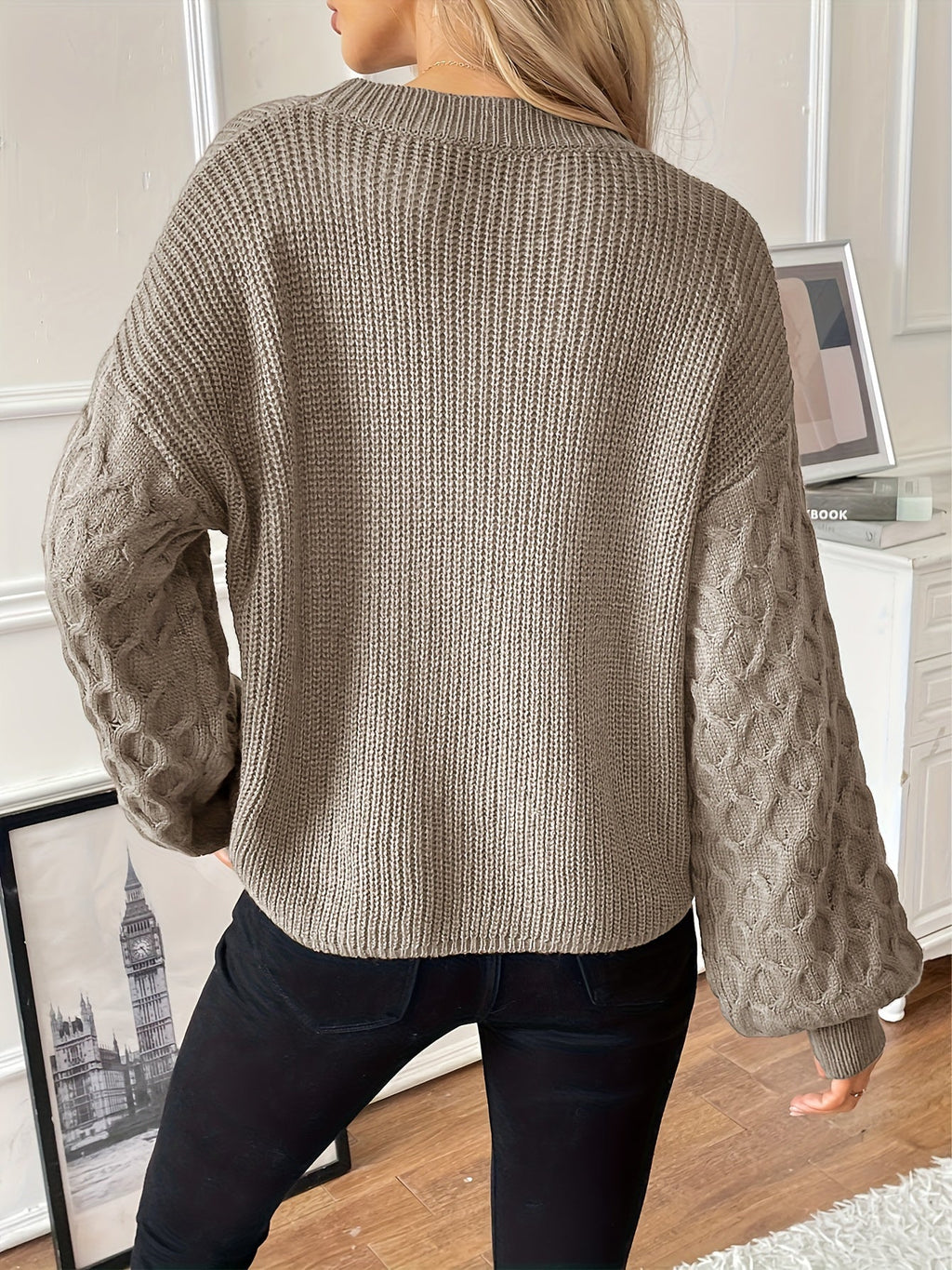 LOSANGELLE | PULLOVER DE PUNTO CON ROMBOS