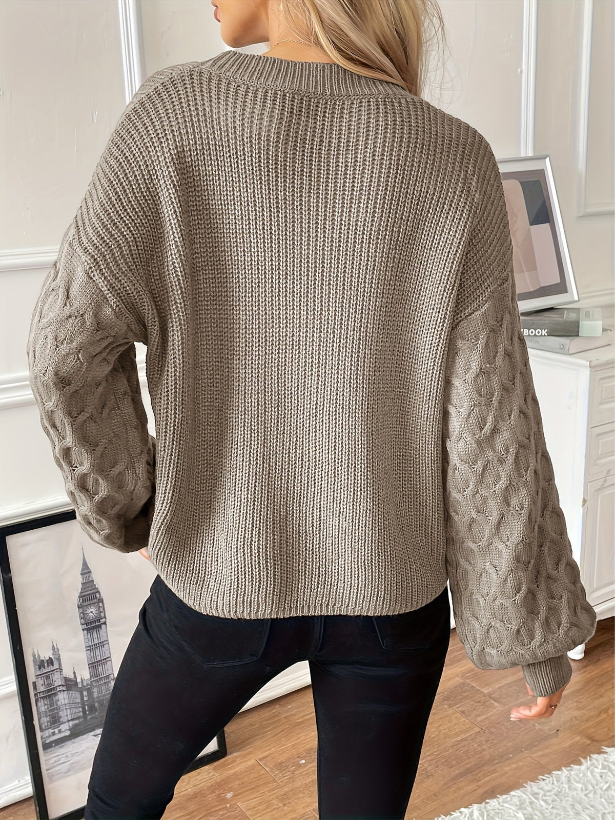 LOSANGELLE | PULLOVER DE PUNTO CON ROMBOS