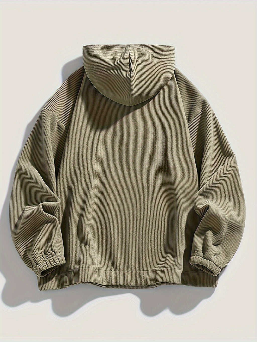 VELOURSCOTE | SUDADERA DE PANA CON MEDIA CREMALLERA