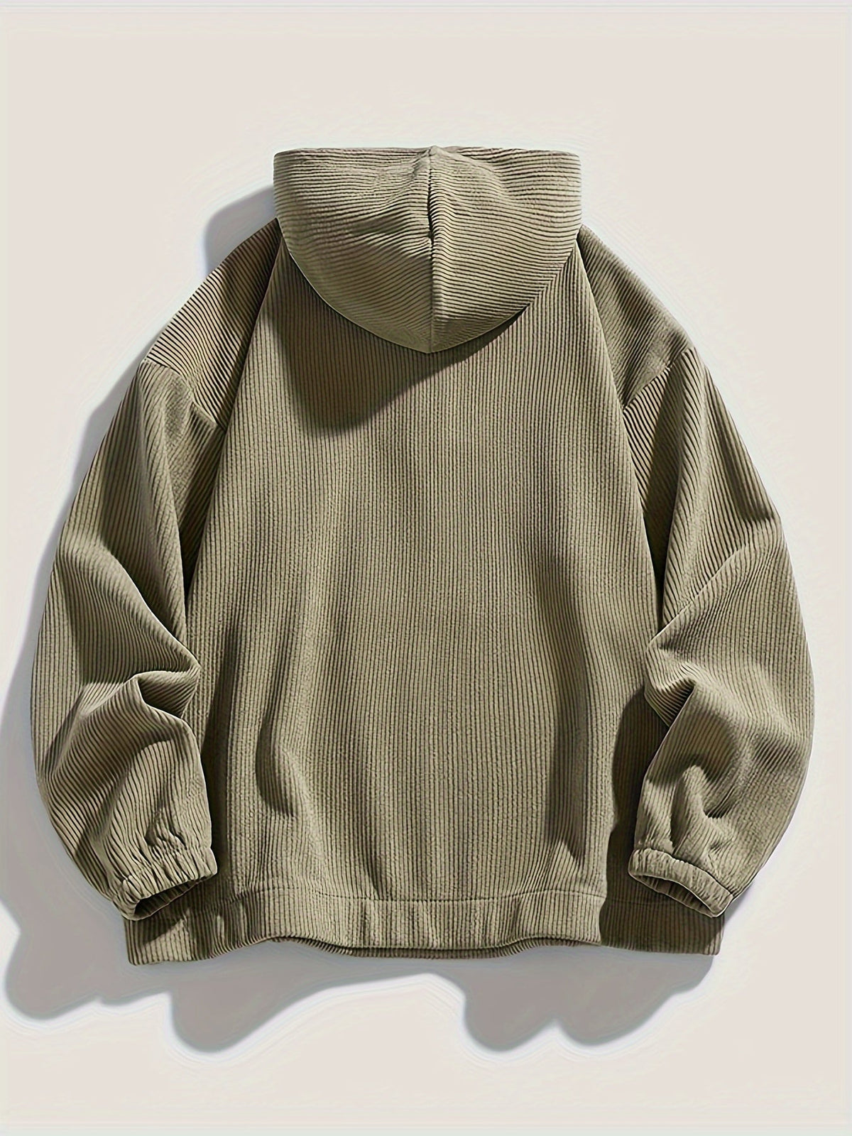 VELOURSCOTE | SUDADERA DE PANA CON MEDIA CREMALLERA