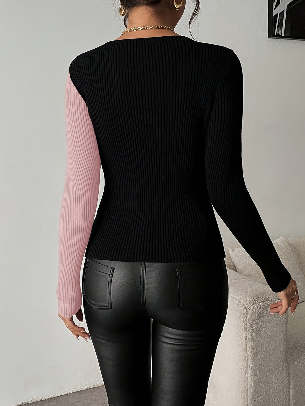 CROISETINE | TOP CRUZADO CON CONTRASTE