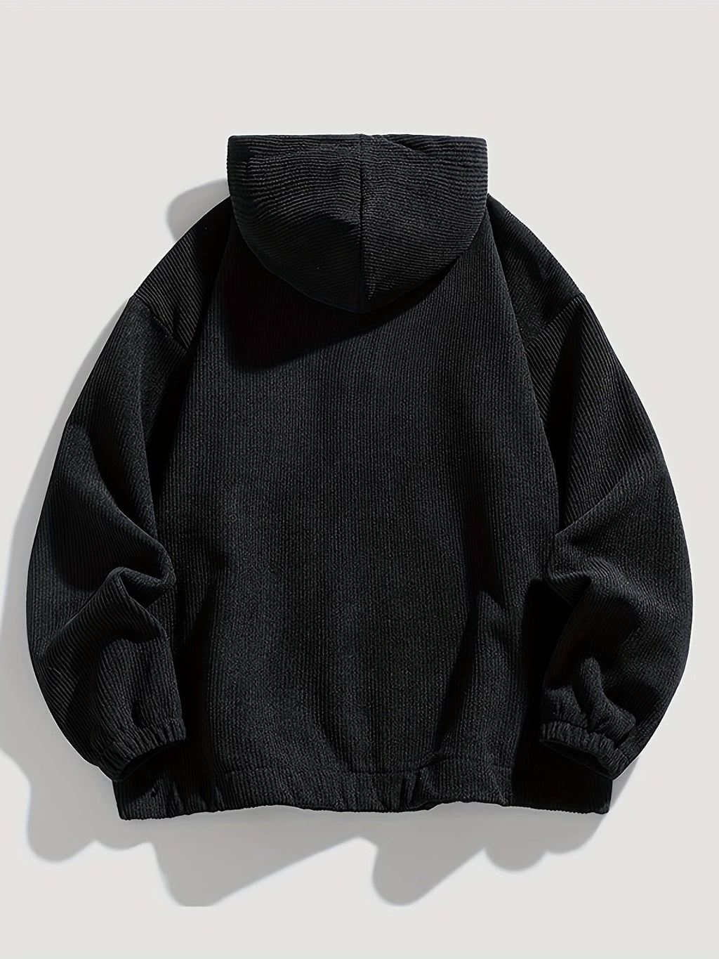 VELOURSCOTE | SUDADERA DE PANA CON MEDIA CREMALLERA