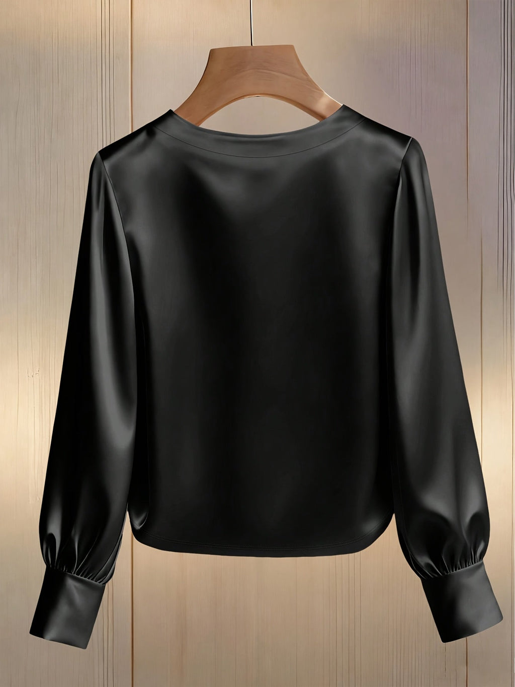 PERLESOIE | BLUSA DE SATEN CON PERLAS