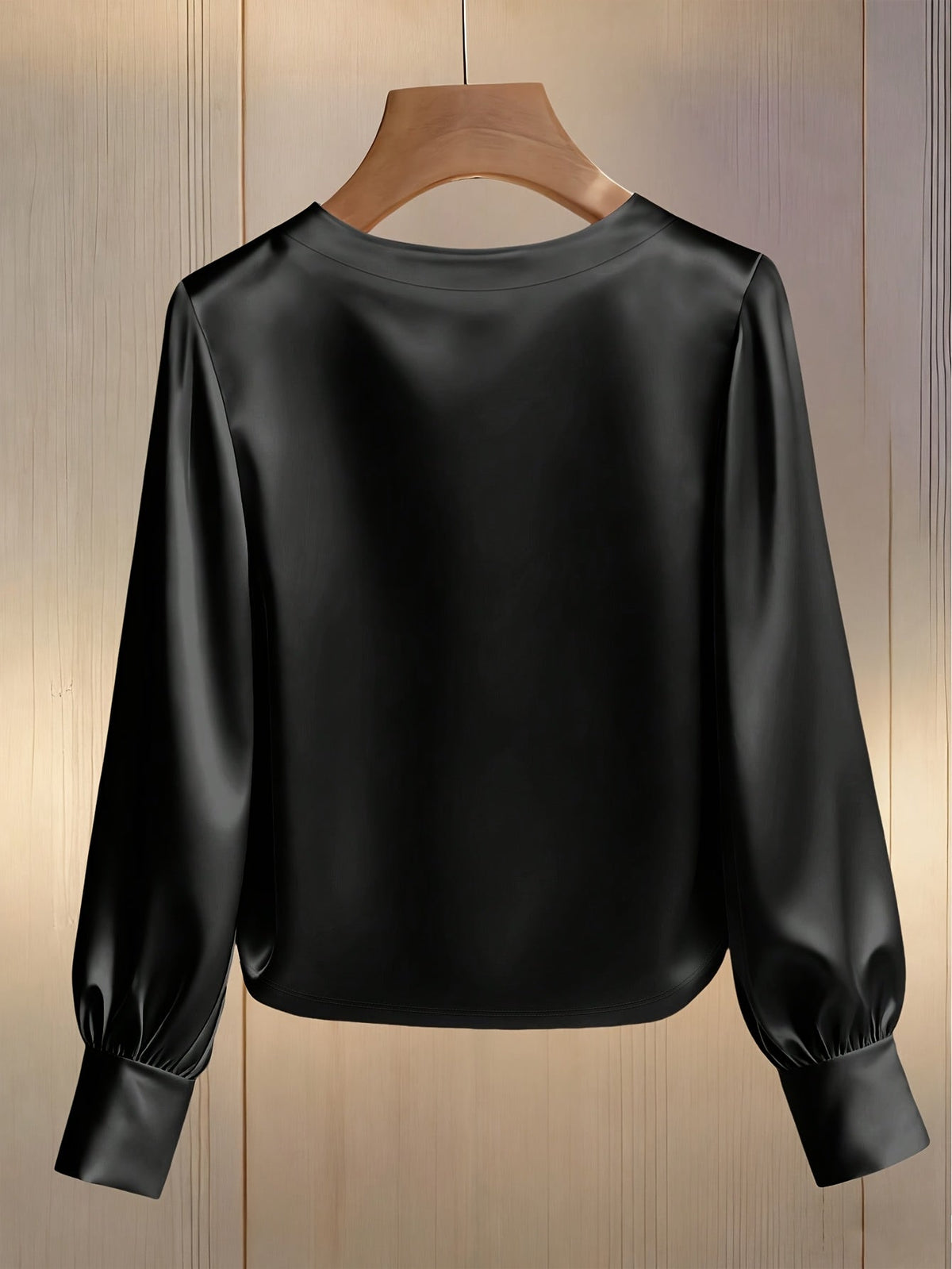 PERLESOIE | BLUSA DE SATEN CON PERLAS