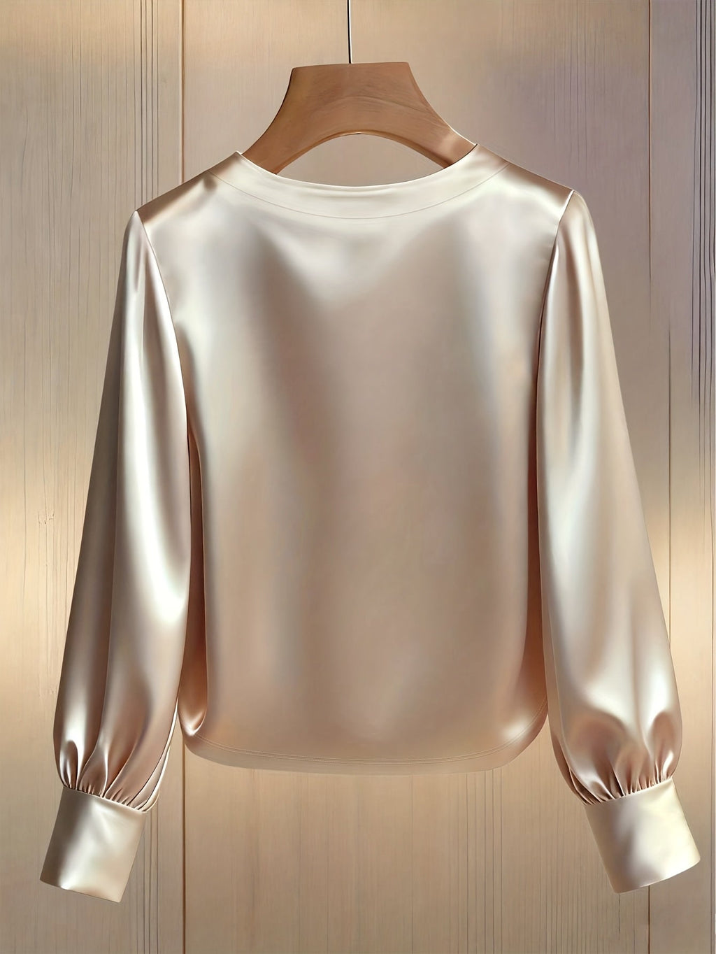 PERLESOIE | BLUSA DE SATEN CON PERLAS