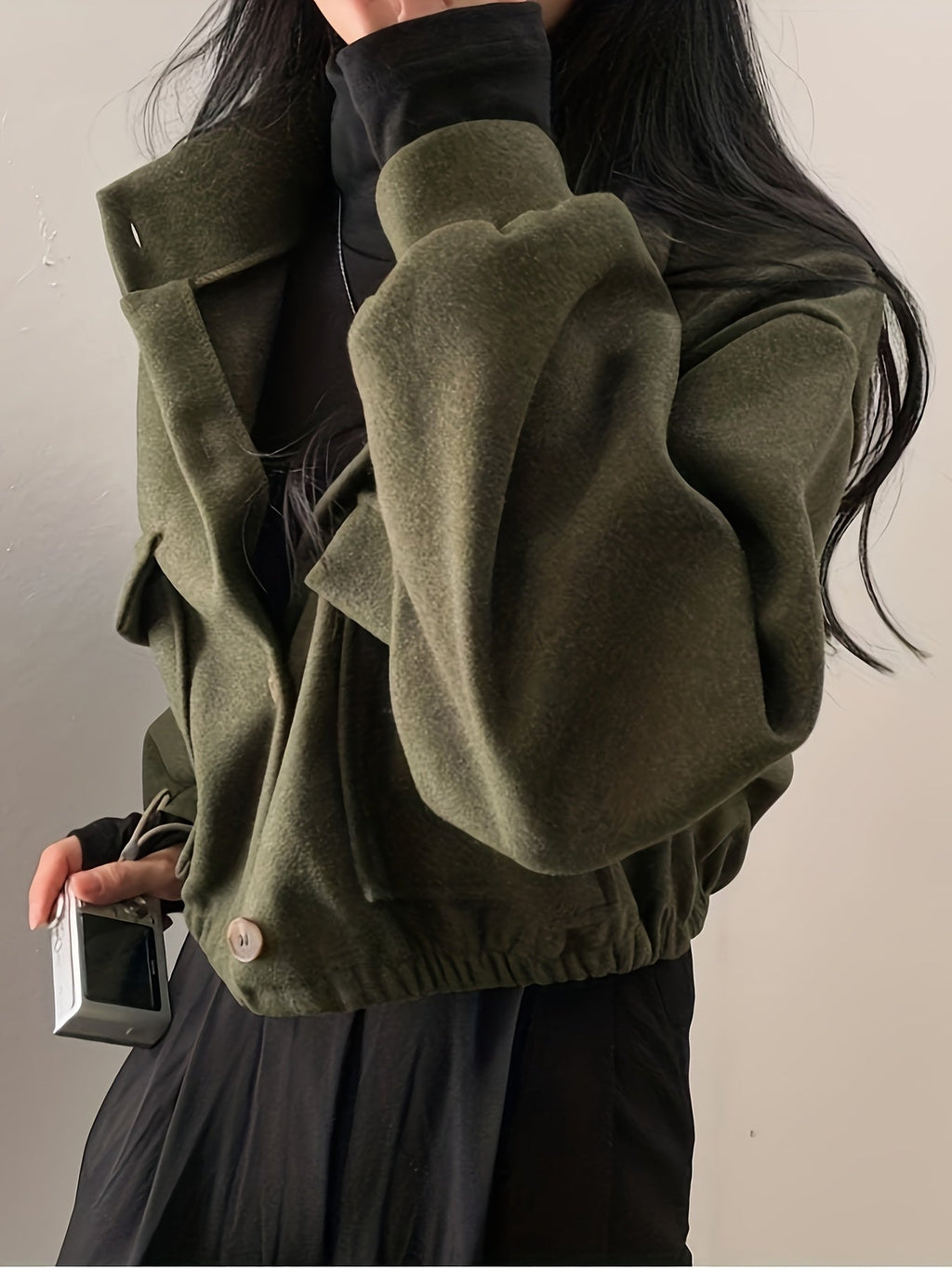 ATELIERINE | CHAQUETA UTILITY CROPPED