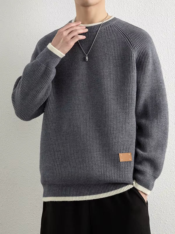 CANNELINE | SUETER DE CUELLO REDONDO ACANALADO