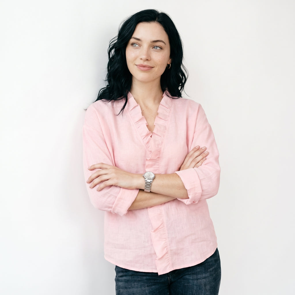 MARGAUX-ANNE | BLUSA CON VOLANTES SUSAN