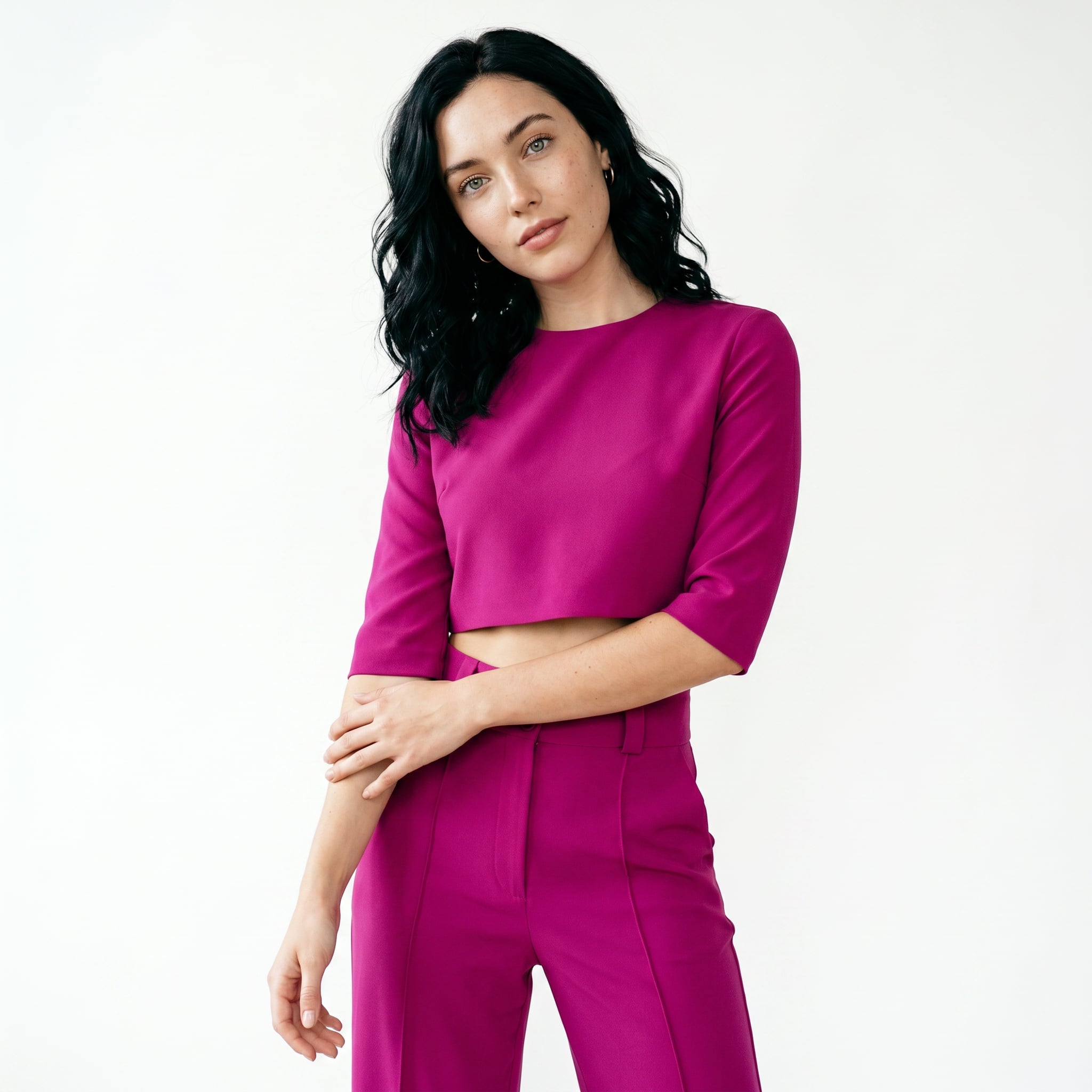 Conjunto de dos piezas elegante y desenfadado