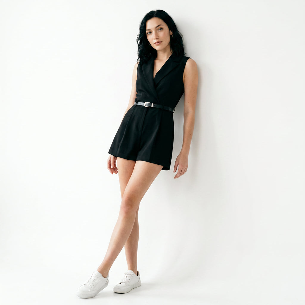 Jumpsuit sin mangas elegante