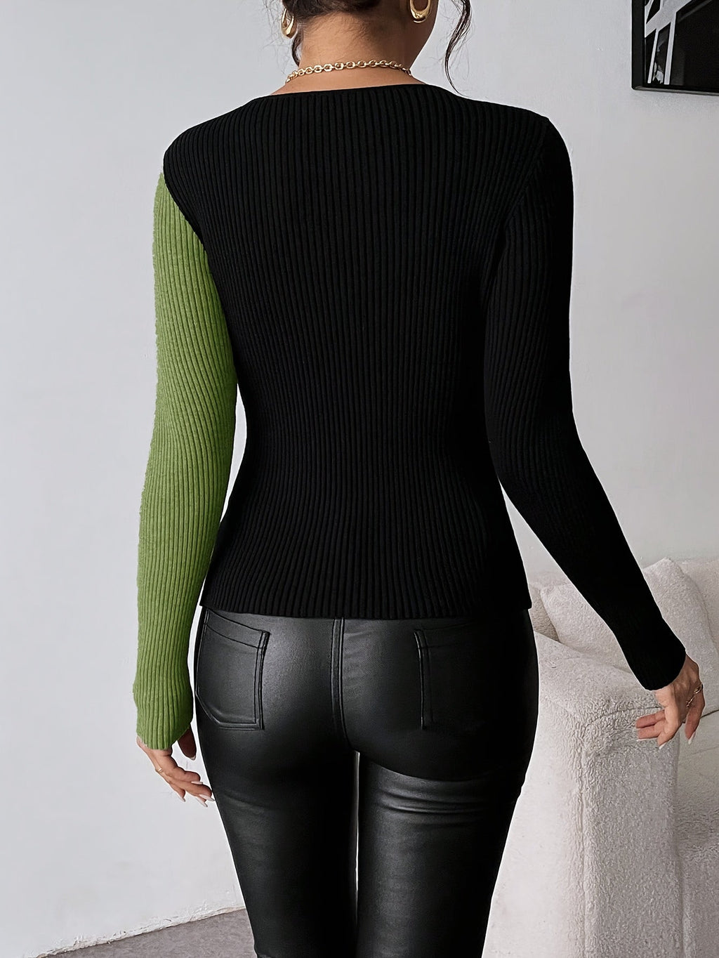 CROISETINE | TOP CRUZADO CON CONTRASTE