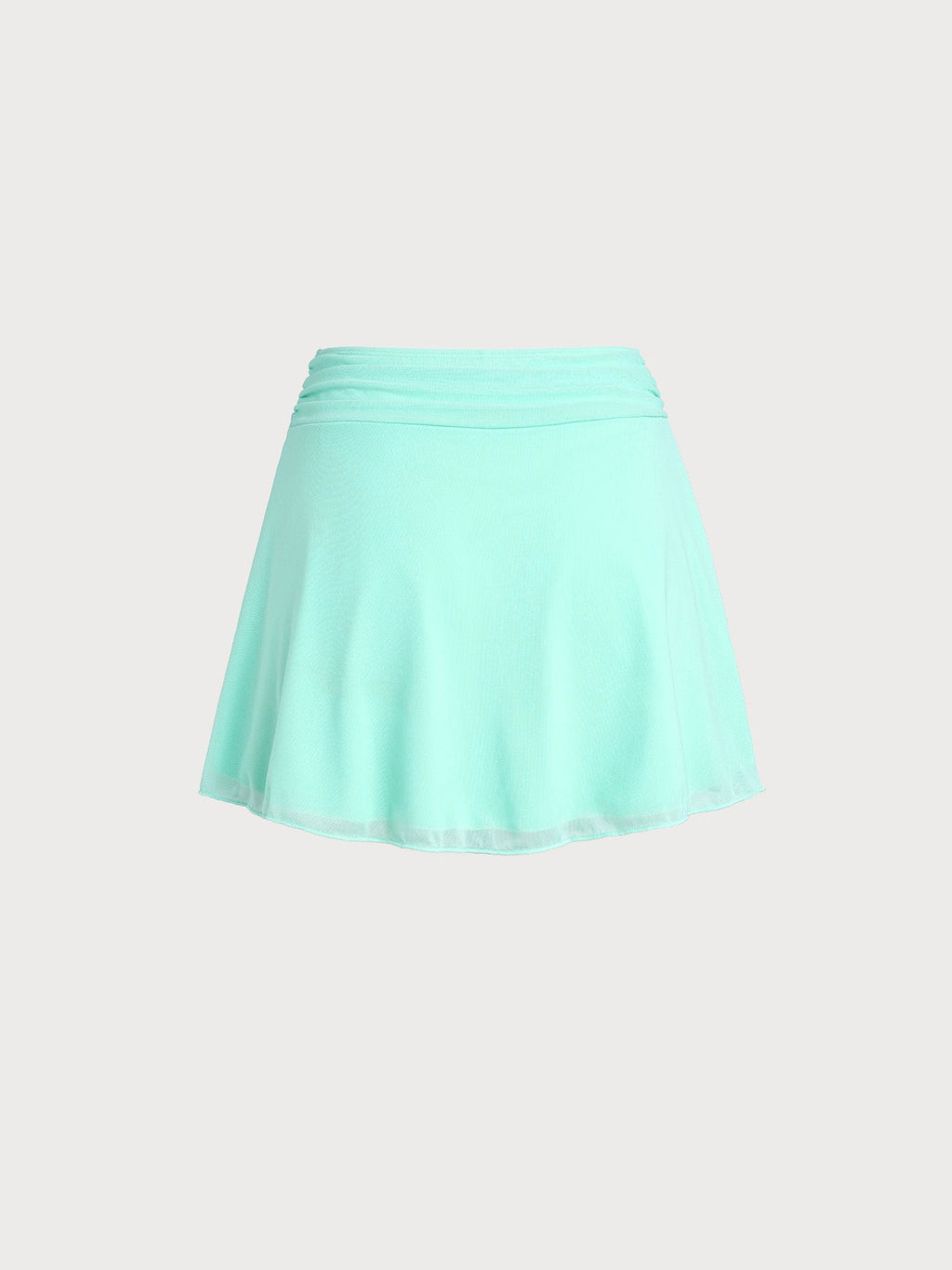 Falda de Malla Verde con Estrellas Decorativas
