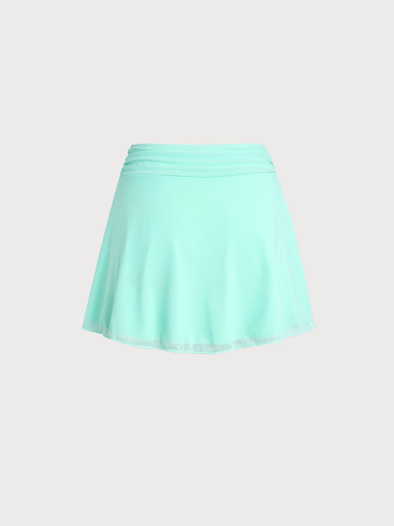Falda de Malla Verde con Estrellas Decorativas