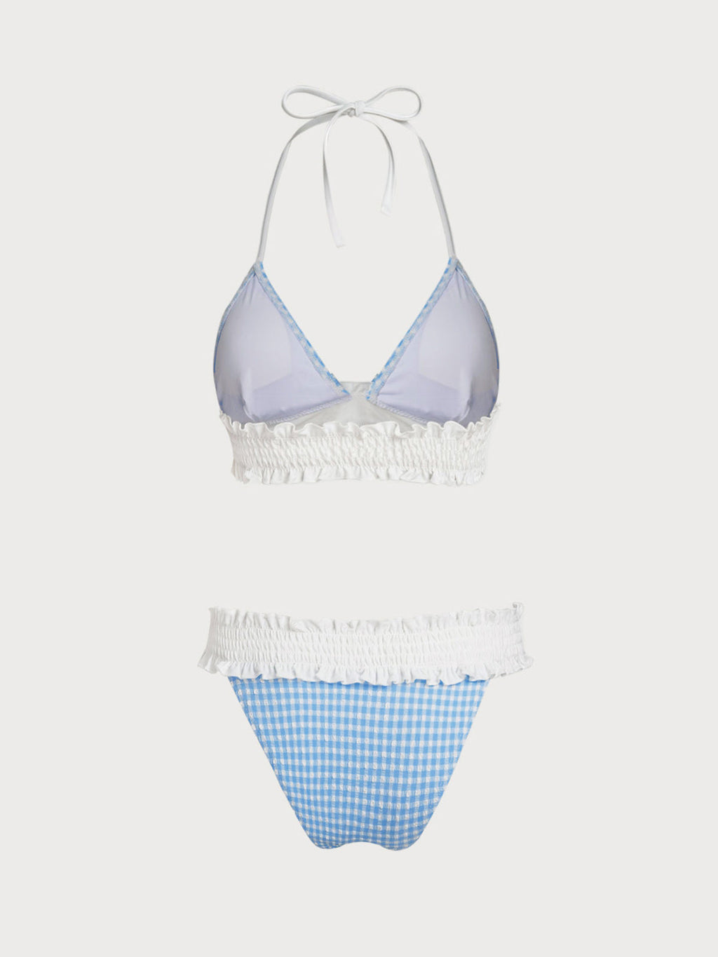 Set Bikini Azul Bicolor Adorable