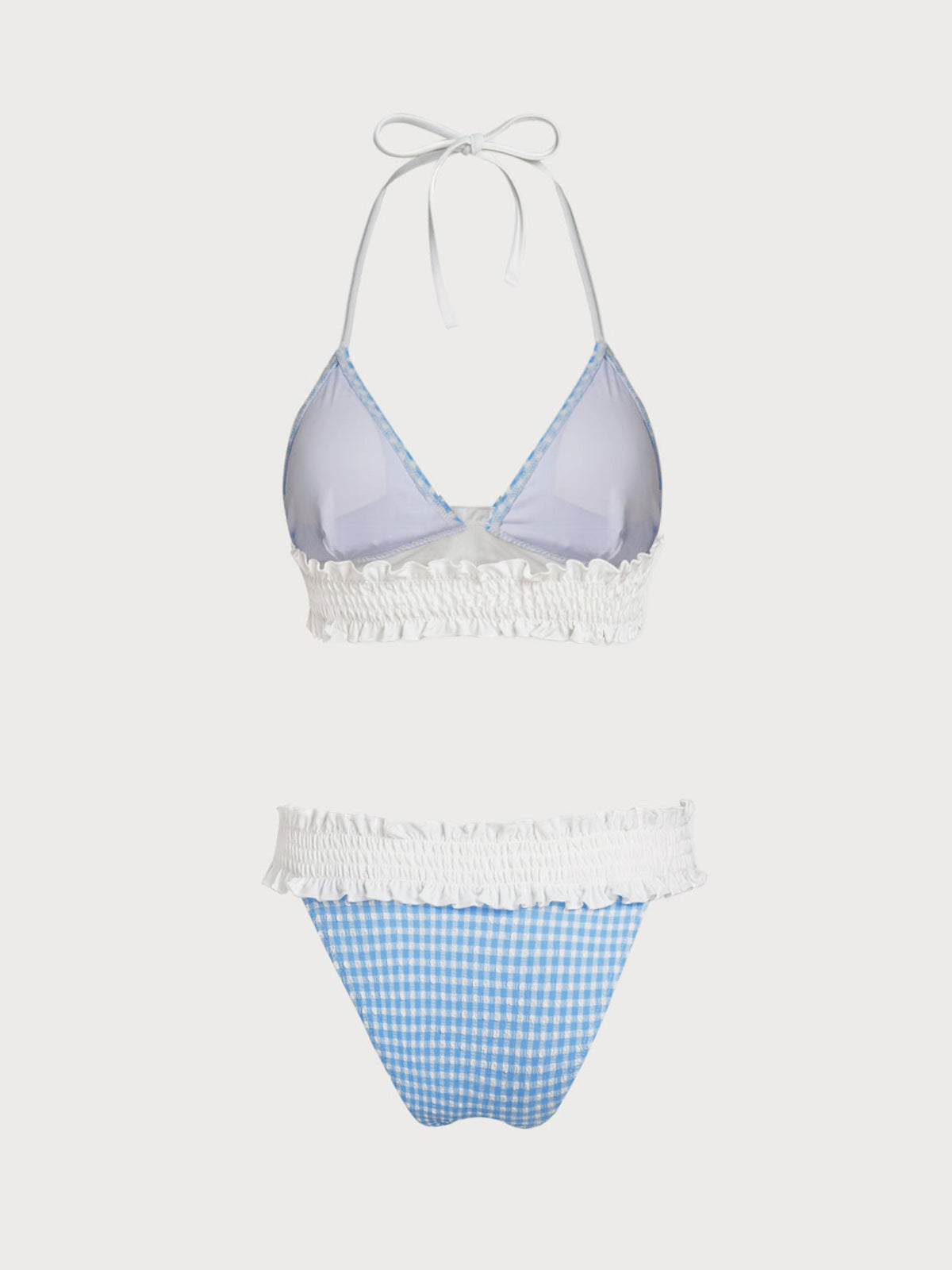 Set Bikini Azul Bicolor Adorable
