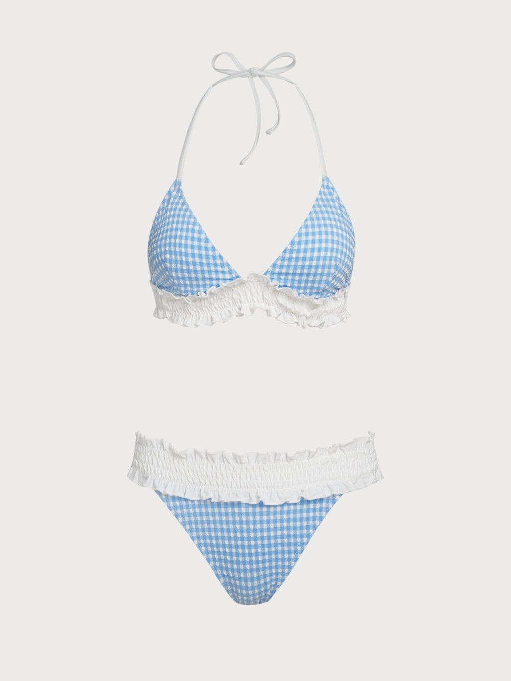 Set Bikini Azul Bicolor Adorable