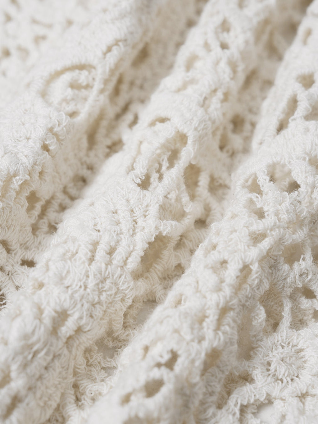 Shorts de Crochet Calado Texturizado en Durazno