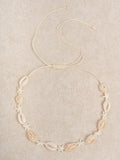 Collar de Conchas Marinas Blancas para Vacaciones en la Playa